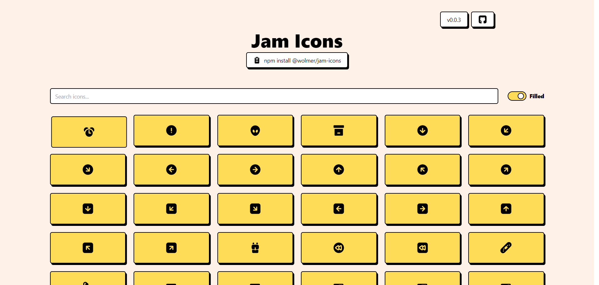 Jam Icons